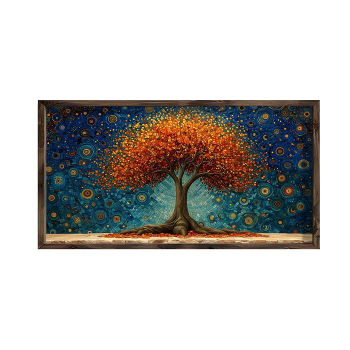Wallity Pintura Decorativa AI091 Multicolor en MDF con Marco